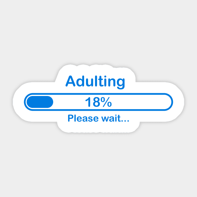 Adulting Sticker by Dimion666